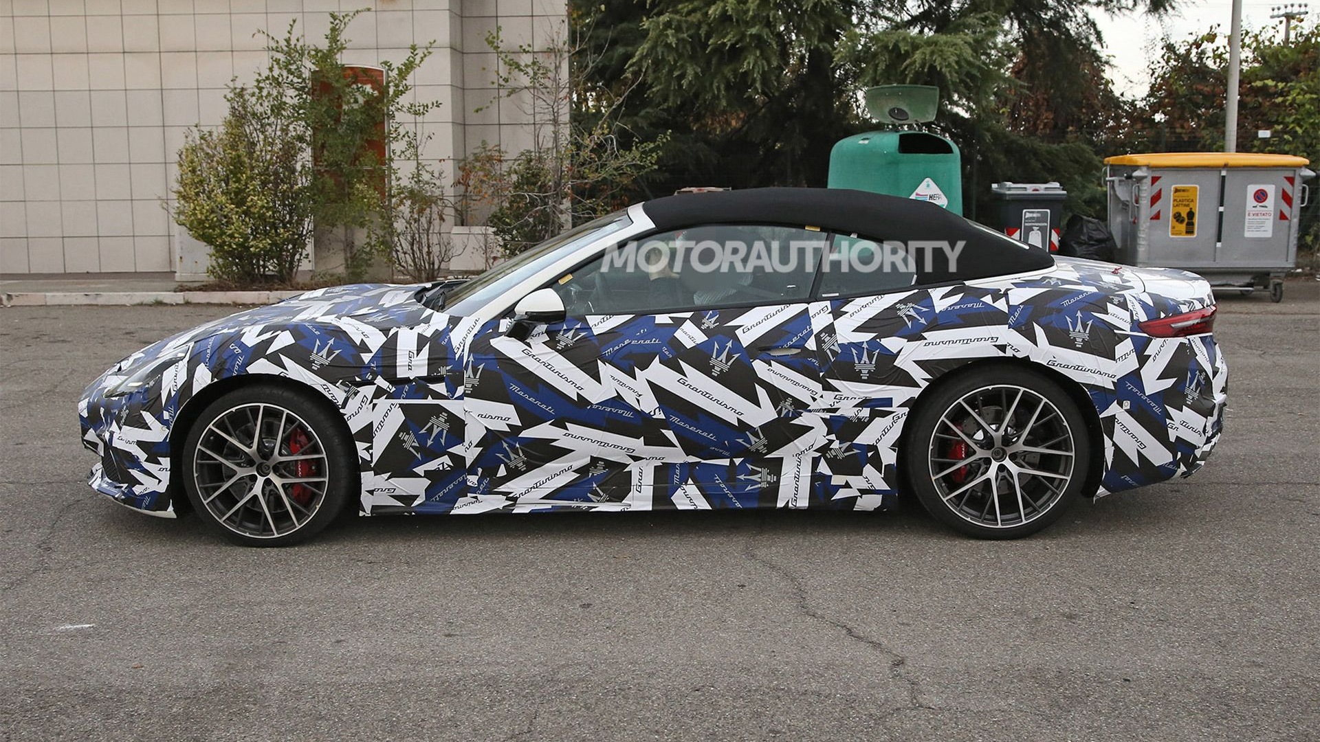 2024 Maserati Granturismo convertible spy shots