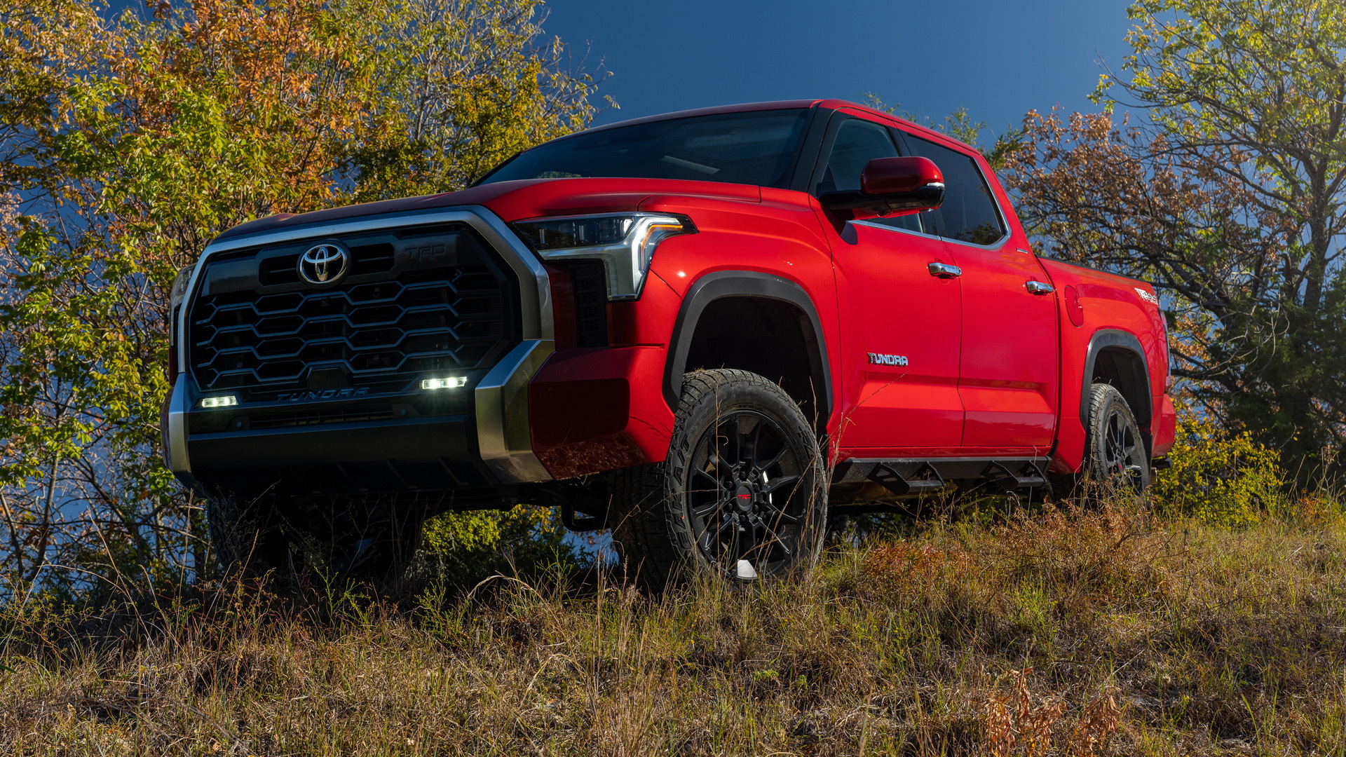 Toyota Tundra equipped with TRD 3-inch lift kit