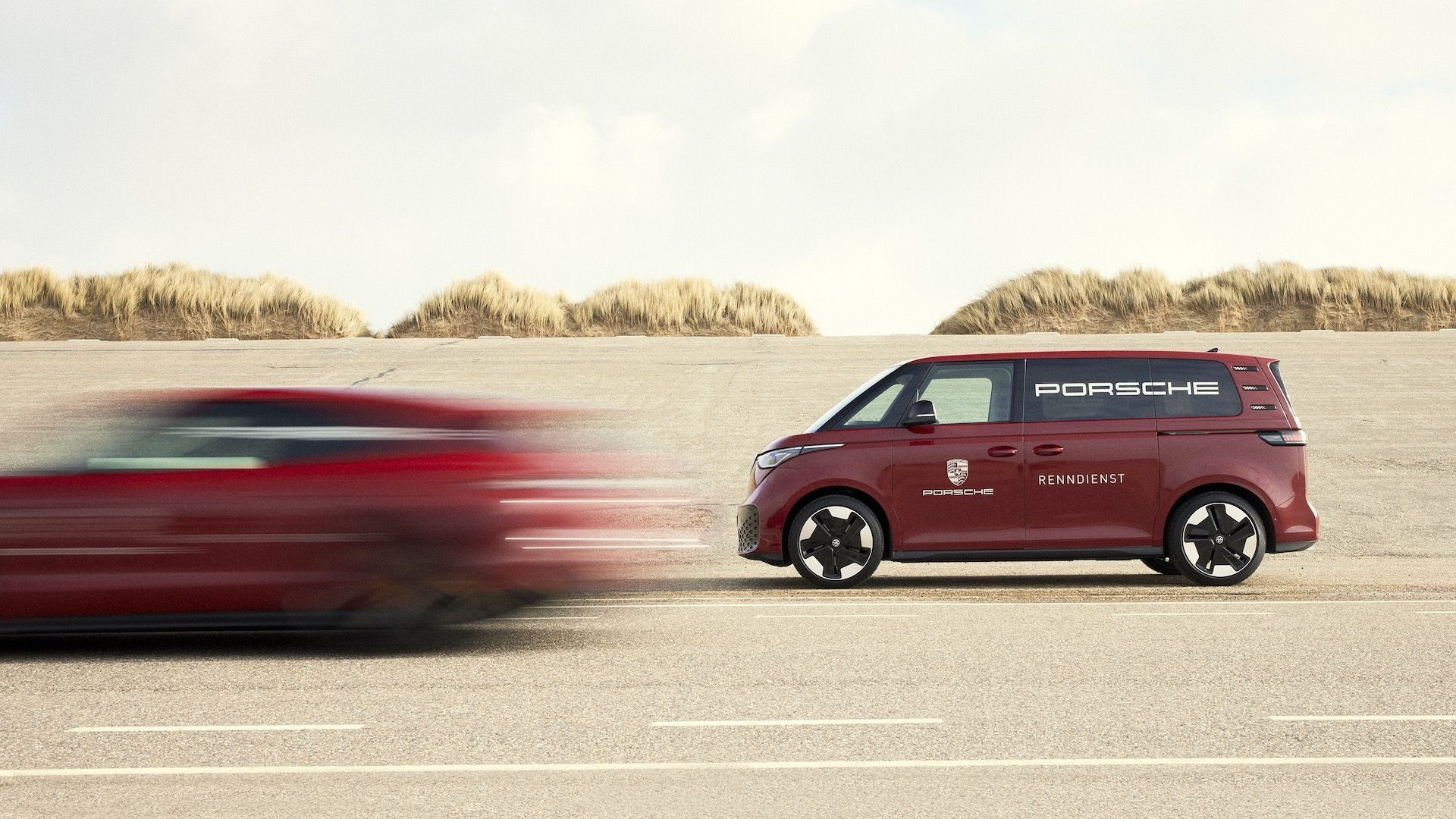 Porschebranded VW ID.Buzz taps into Renndienst Van nostalgia