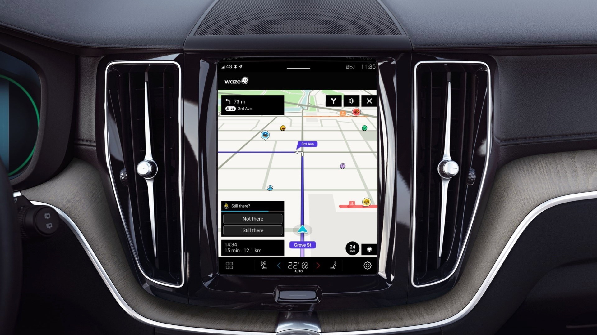 Volvo Waze integration