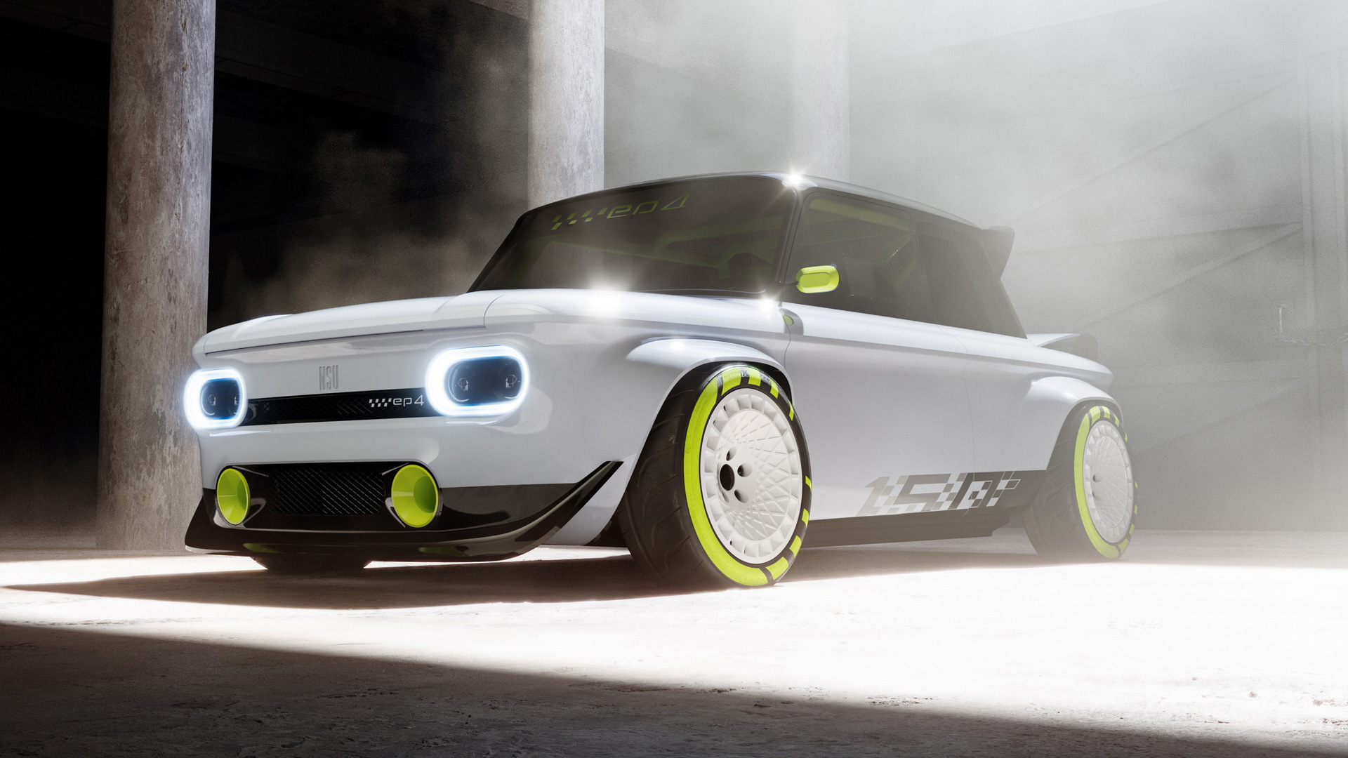 Audi EP4 concept based on the NSU Prinz 4