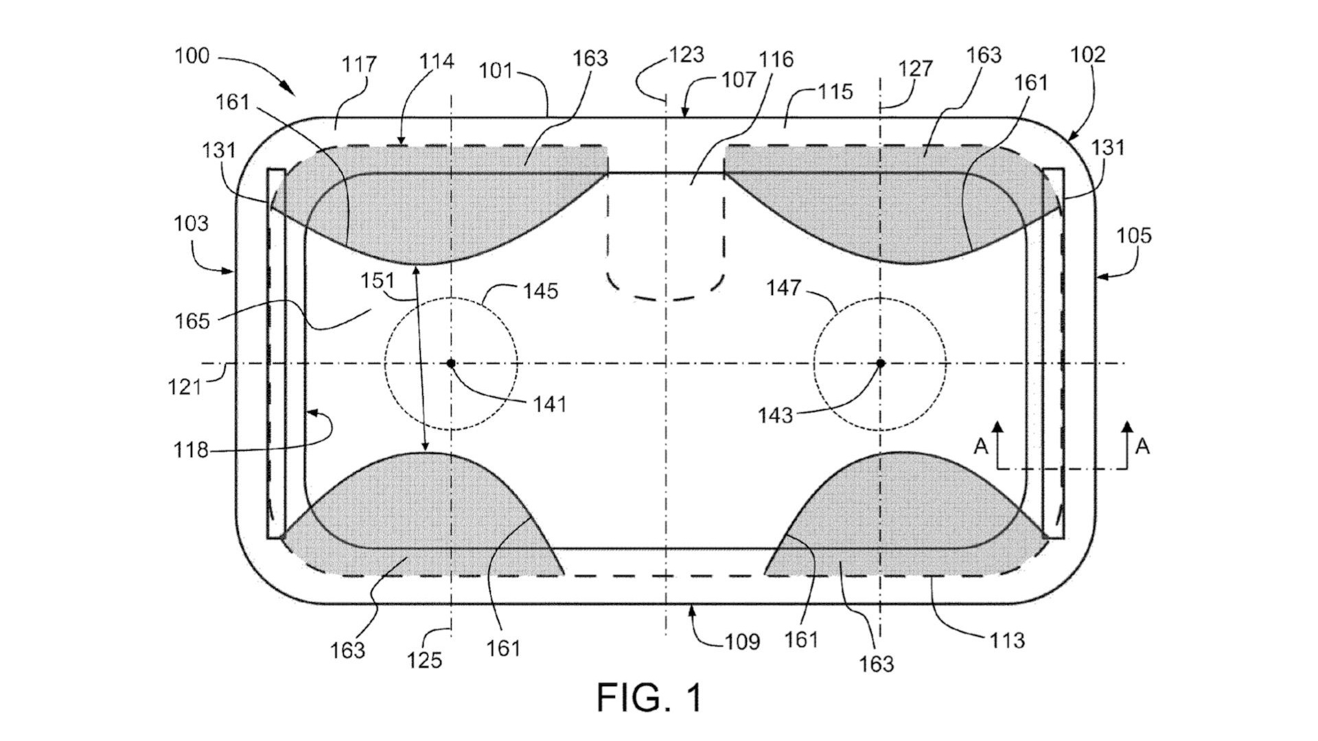 General Motors heated windshield patent image
