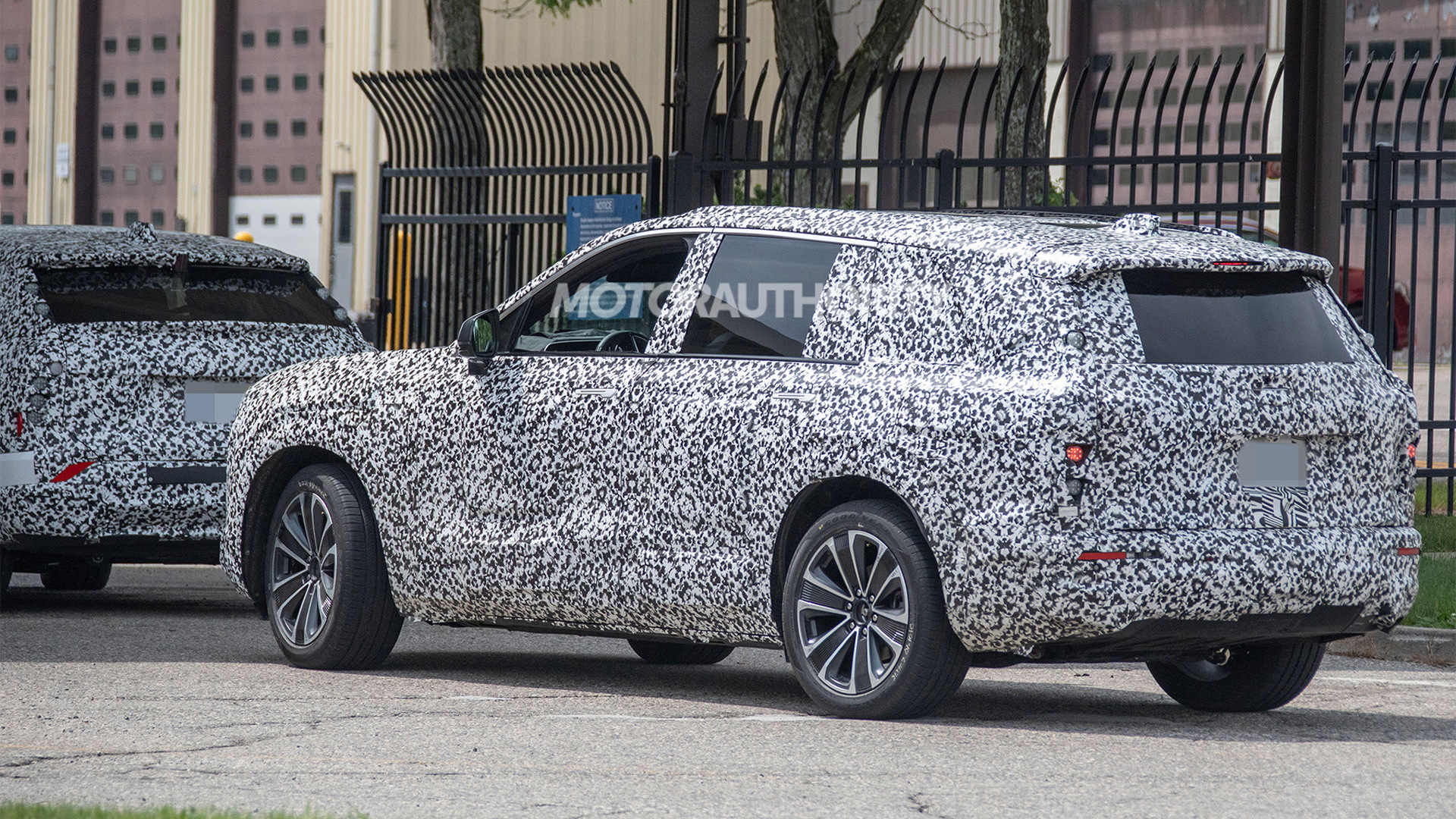 2025 Cadillac 3row electric midsize SUV spy shots