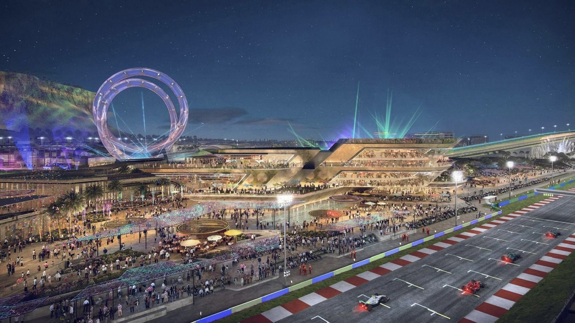 Proposal for Formula 1 circuit in Qiddiya City, Saudi Arabia