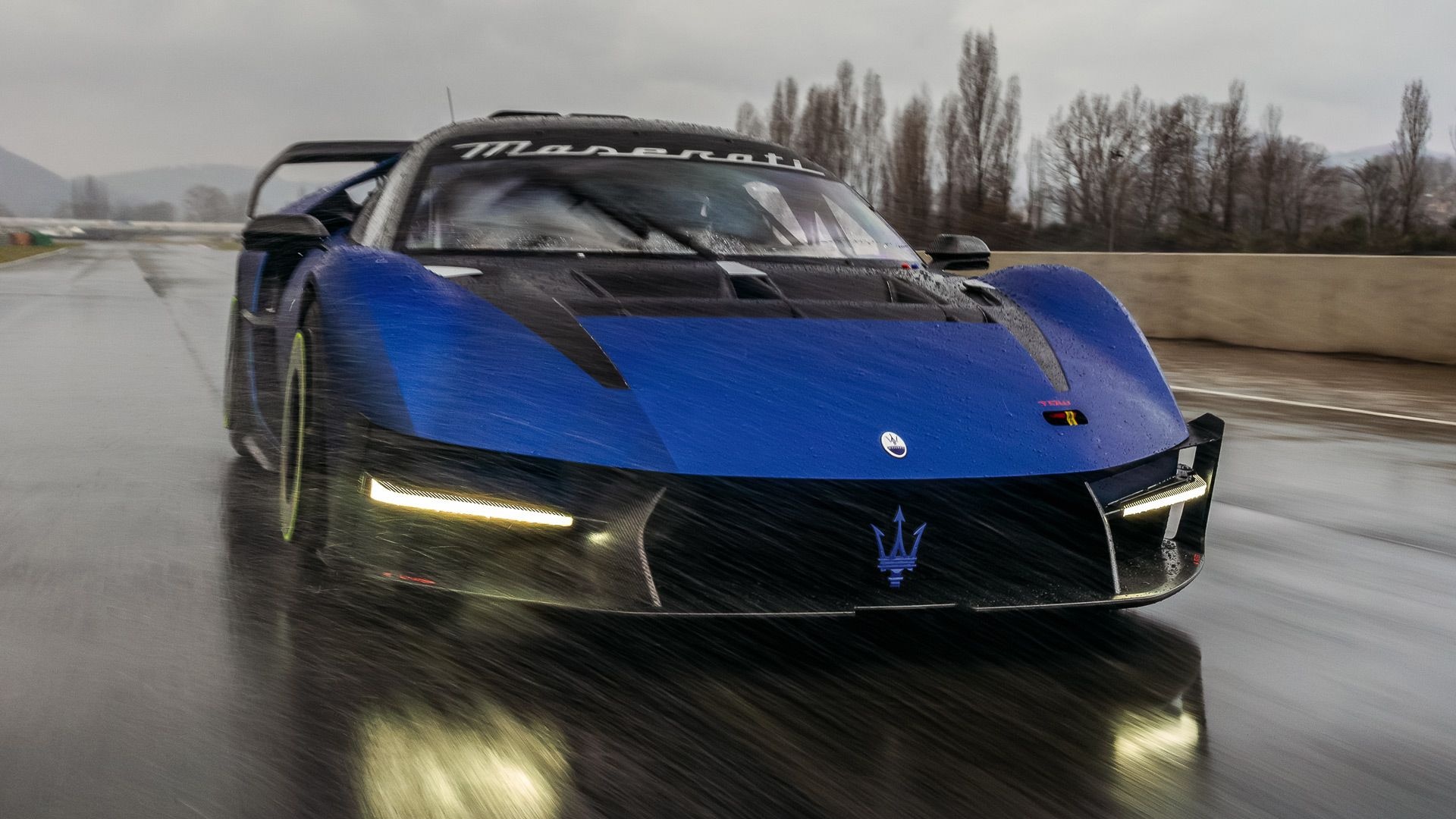 Maserati MCXtrema shakedown test