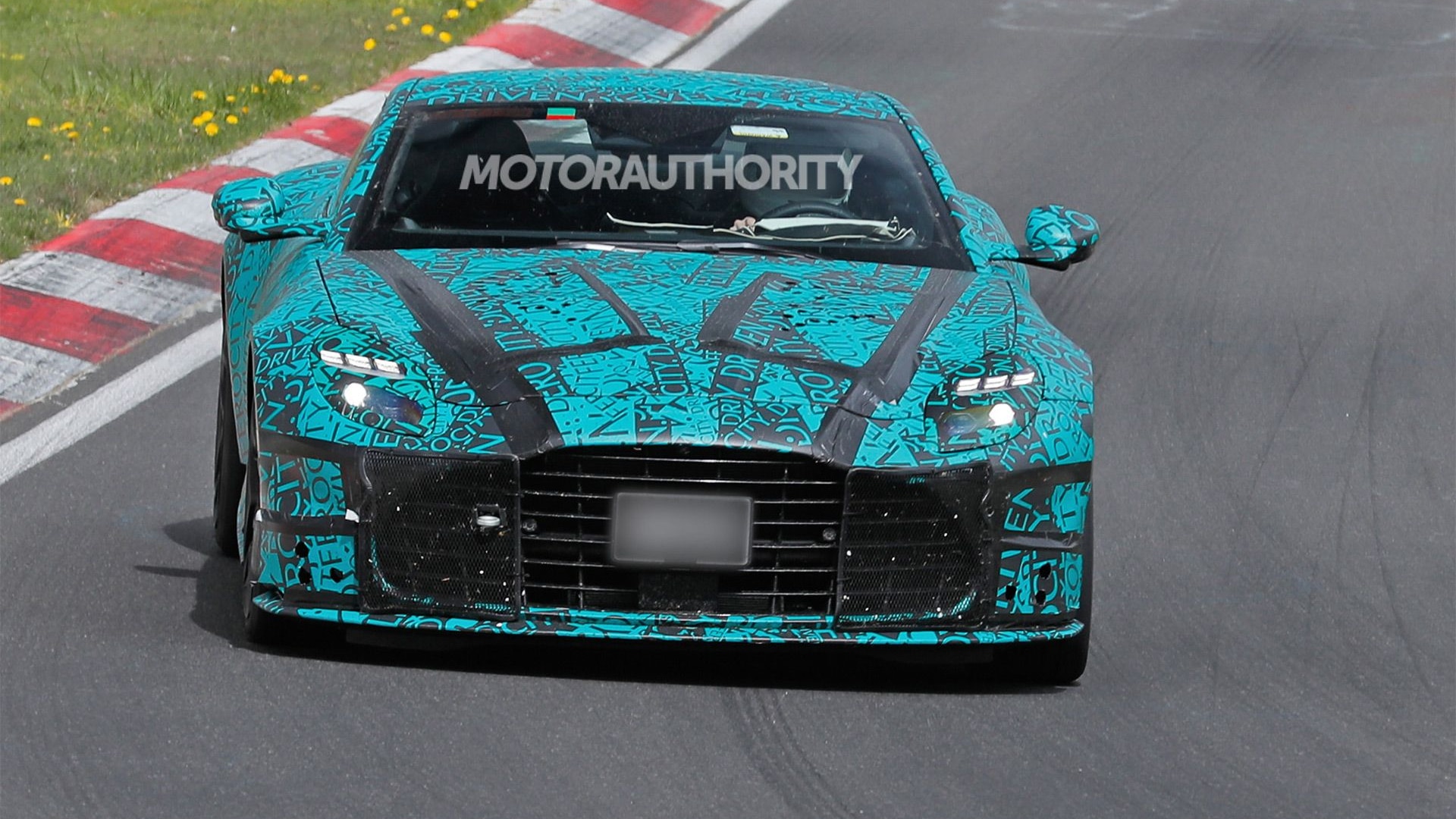 2025 Aston Martin DBS successor spy shots - Photo credit: Baldauf