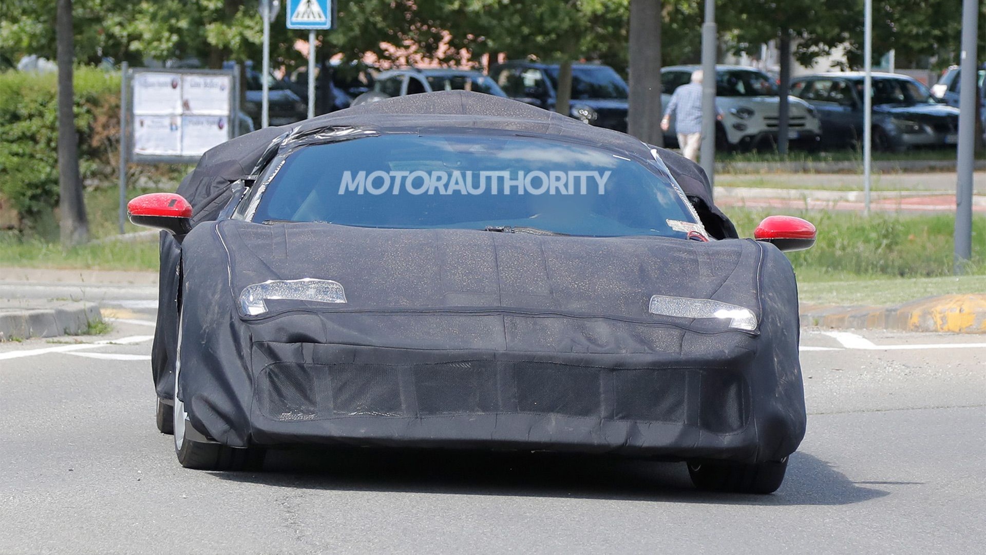 2025 Ferrari SF90 successor spy shots - Photo credit: Baldauf