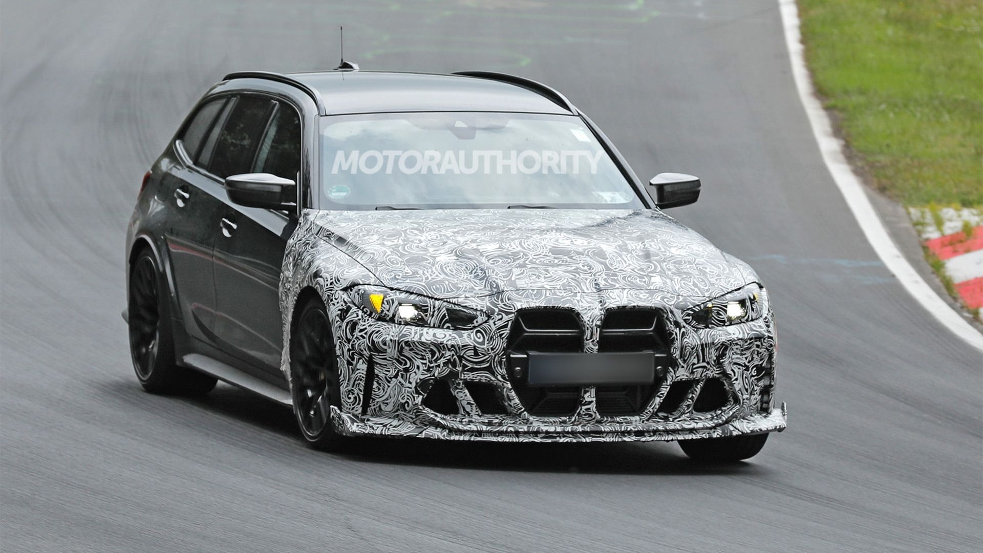 2025 BMW M3 CS Touring spy shots - Photo via Baldauf