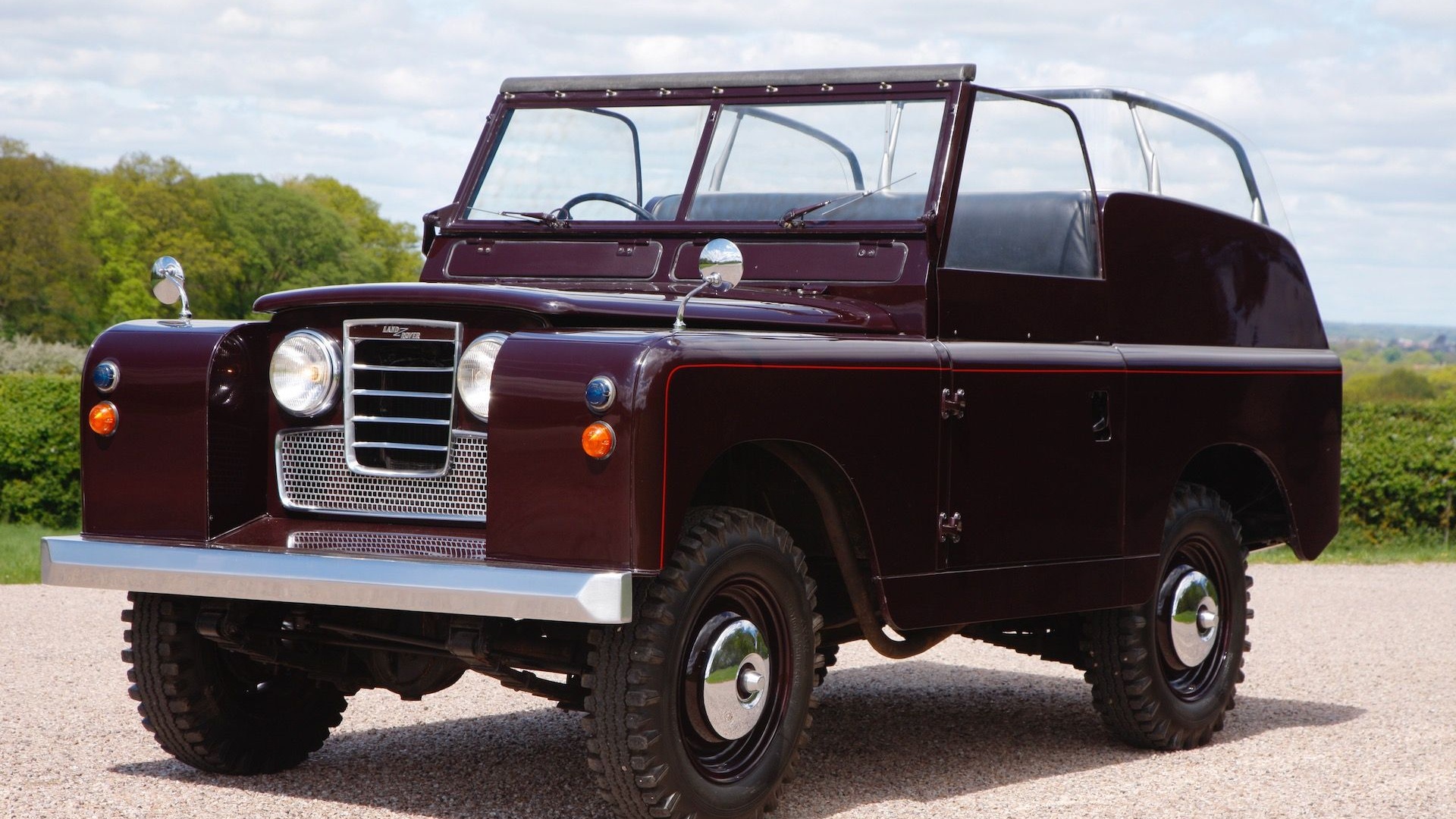 1958 Land Rover Series II state review vehicle used by Queen Elizabeth II