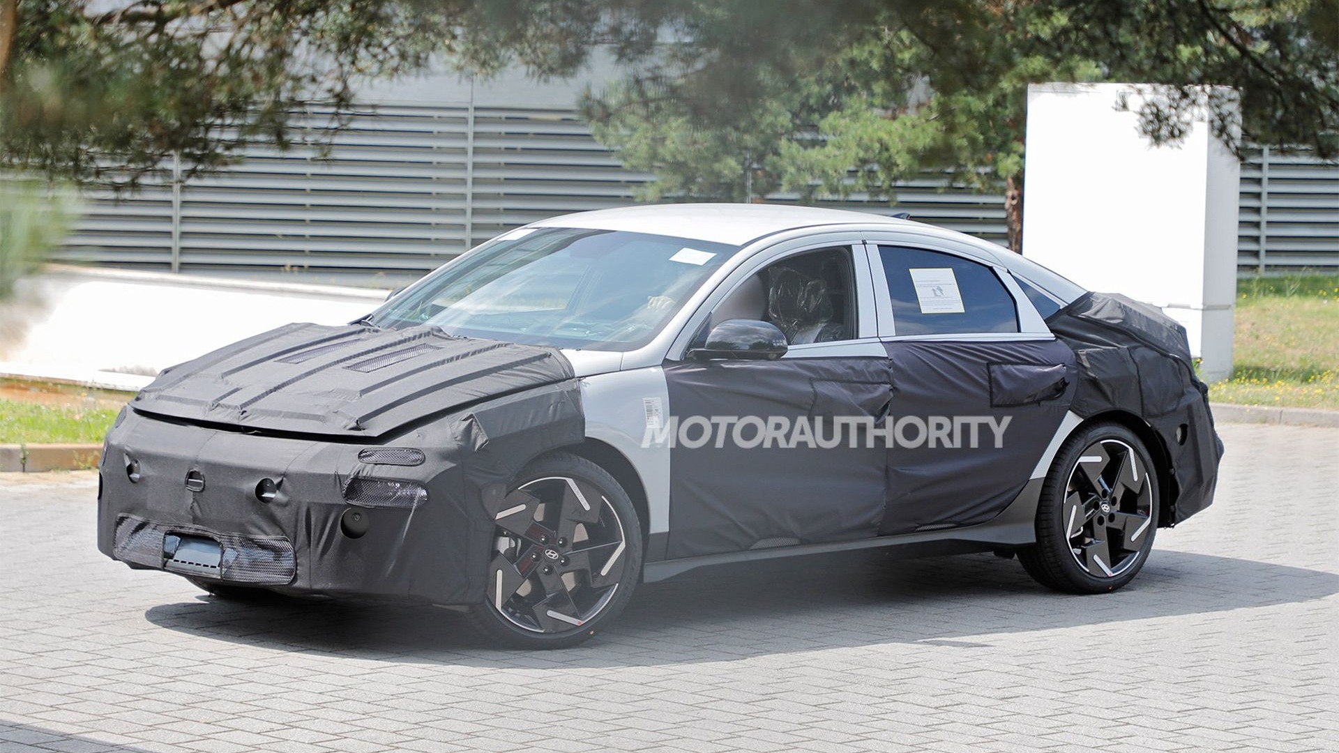 2026 Hyundai Ioniq 6 facelift spy shots - Photo via Baldauf