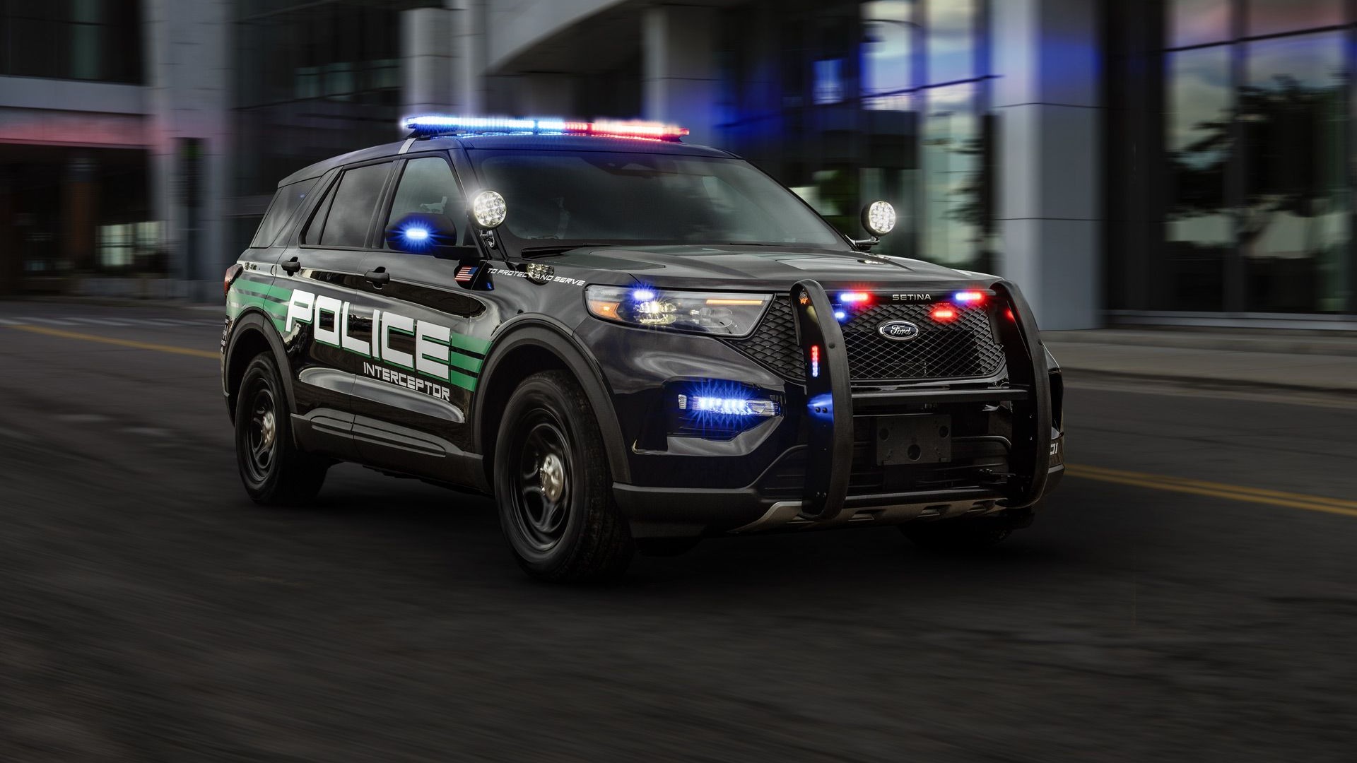 2025 Ford Police Interceptor Utility based on the Explorer