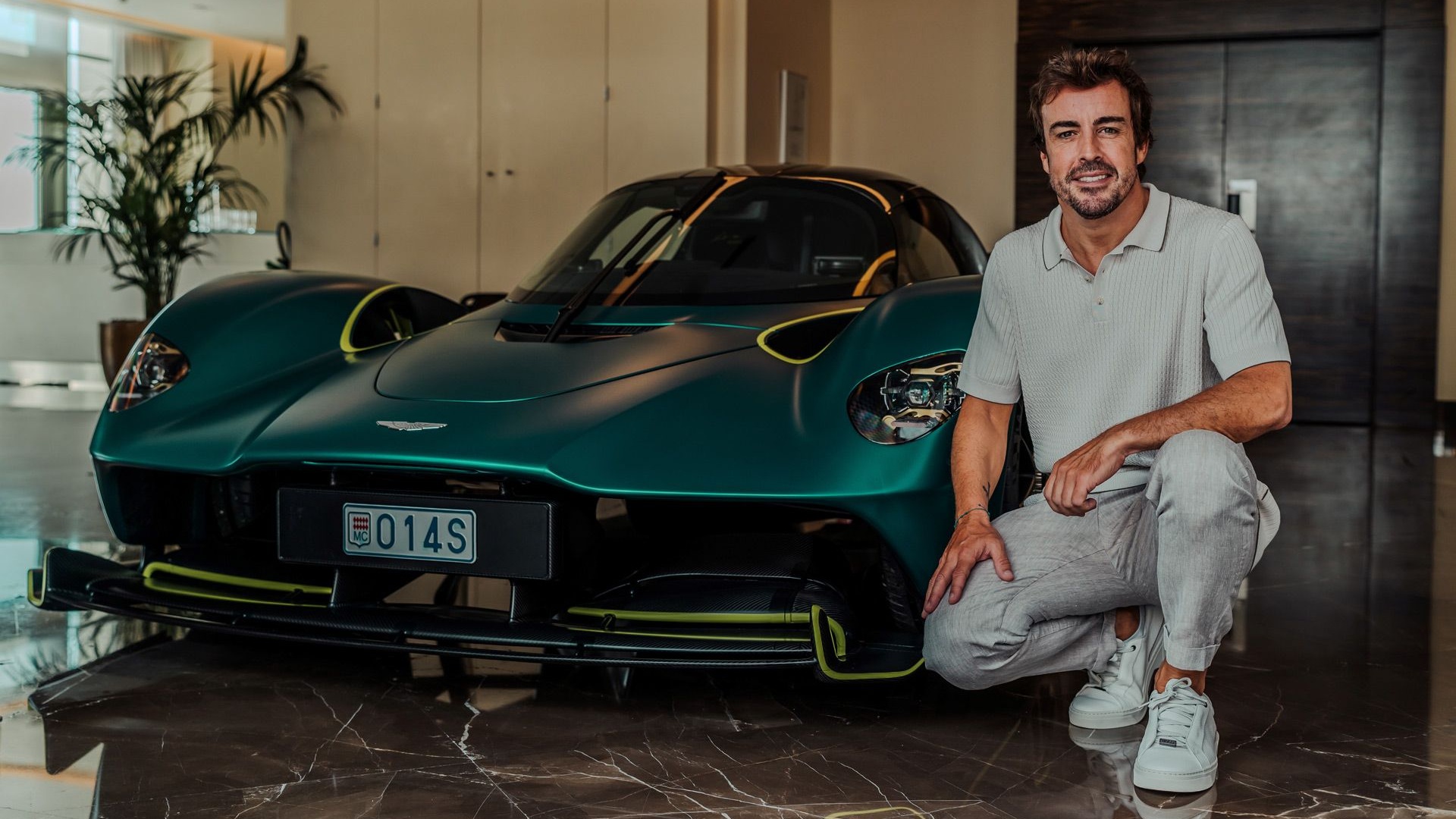 Fernando Alonso takes delivery of Aston Martin Valkyrie – Sept. 4, 2024