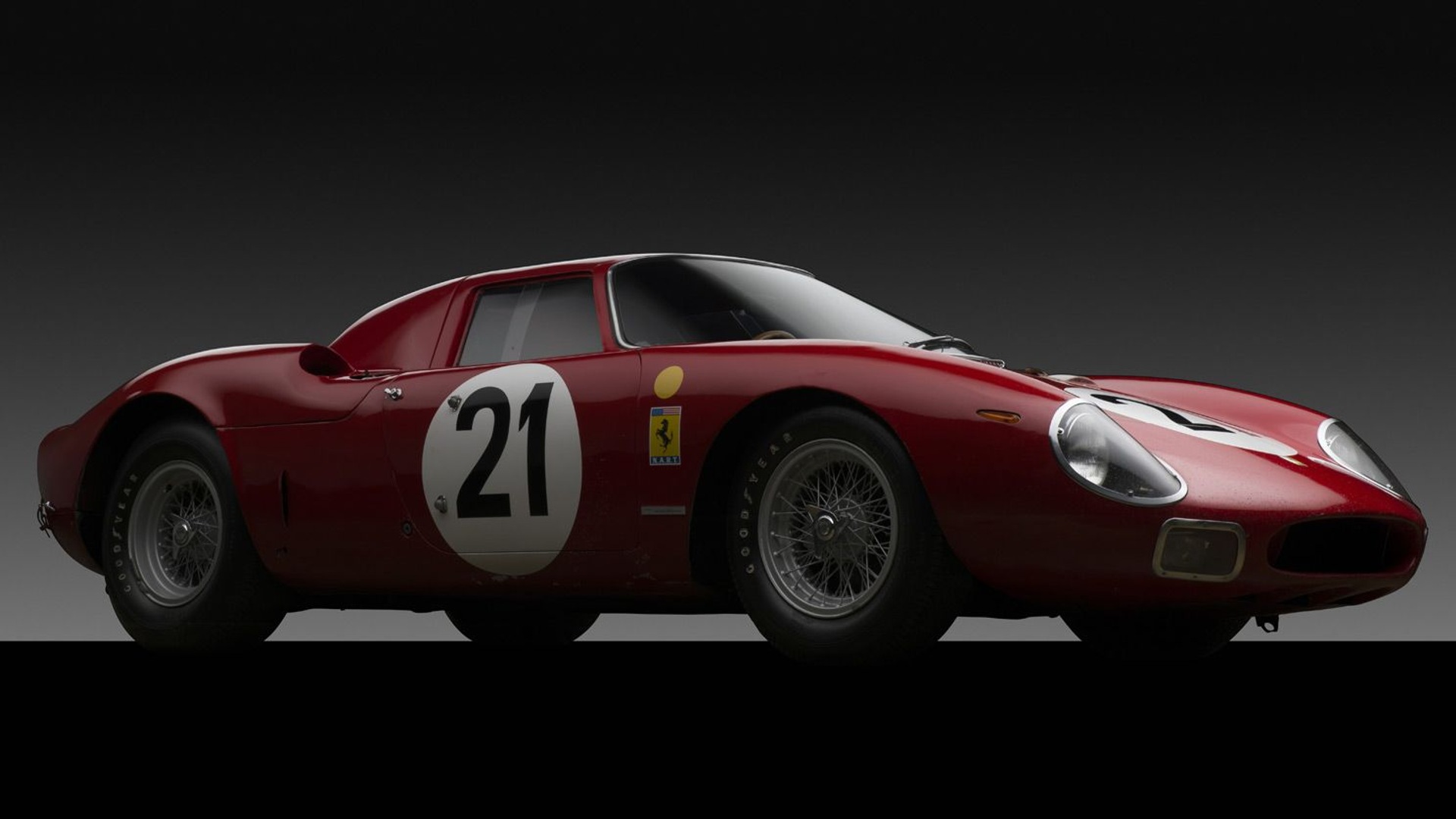 1964 Ferrari 250 LM that won the 1965 24 Hours of Le Mans - Photo via RM Sotheby's