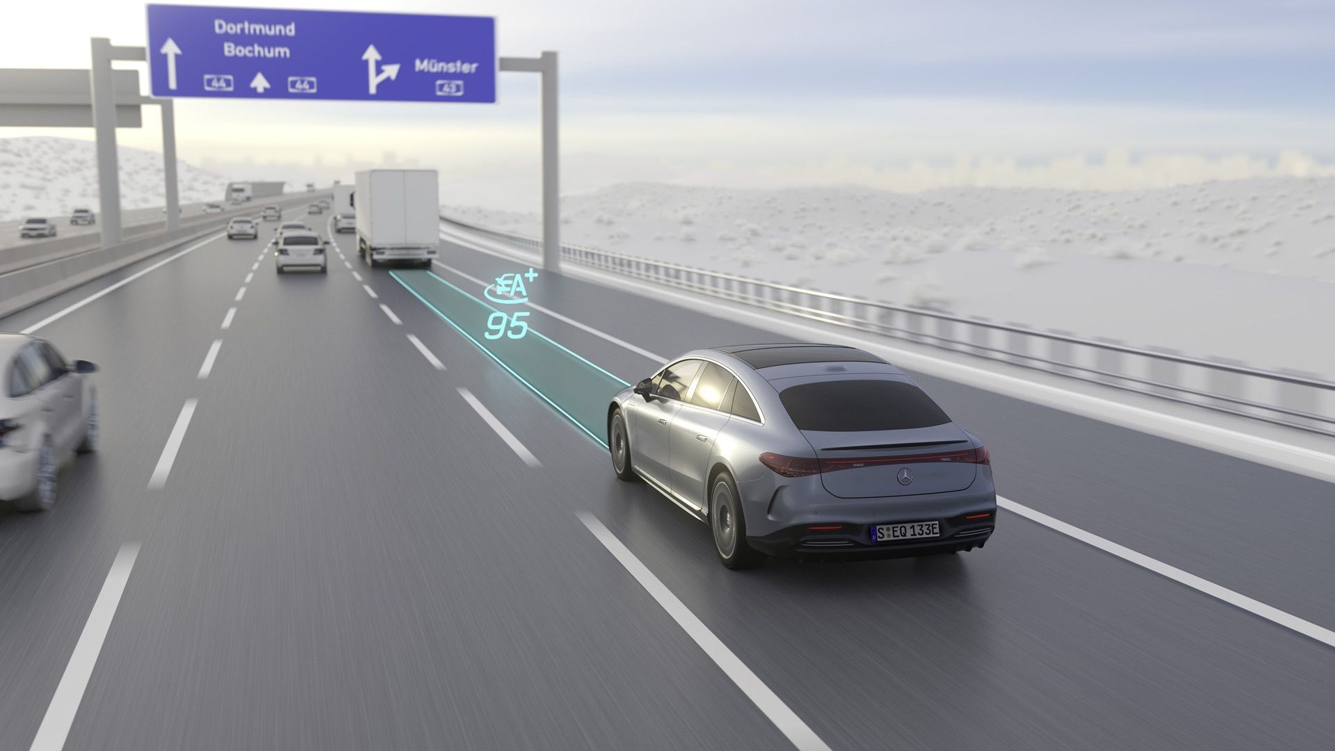 Mercedes-Benz Drive Pilot Level 3 self-driving system