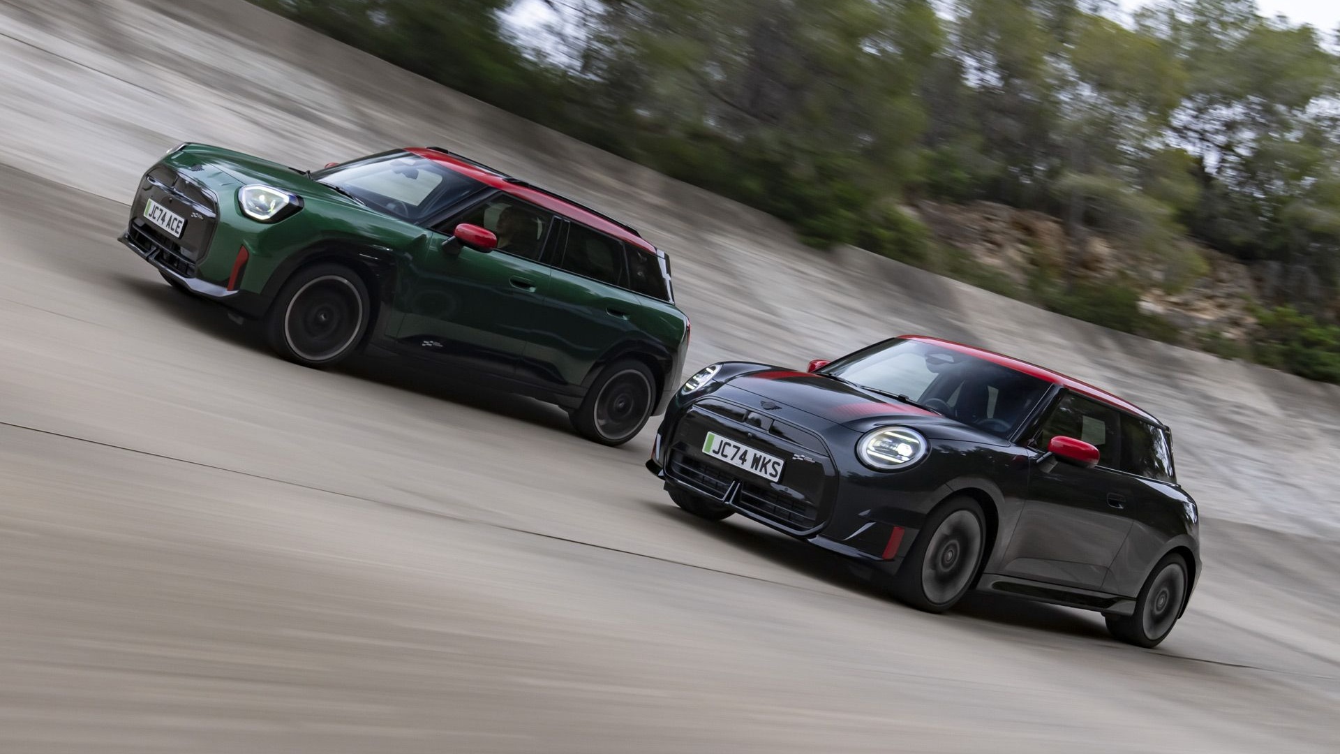 Mini John Cooper Works Cooper and Aceman EVs