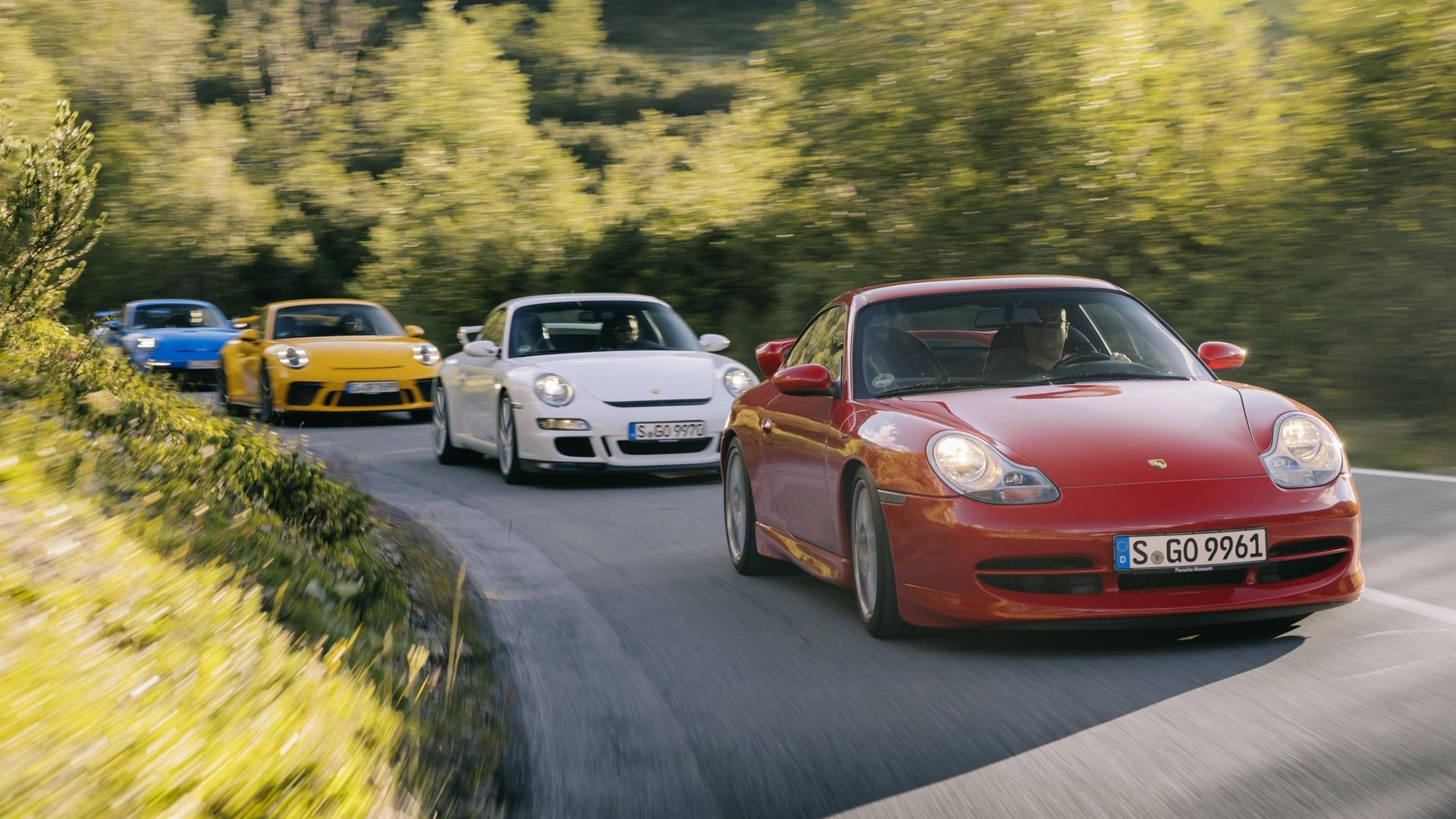 Porsche 911 GT3 generations