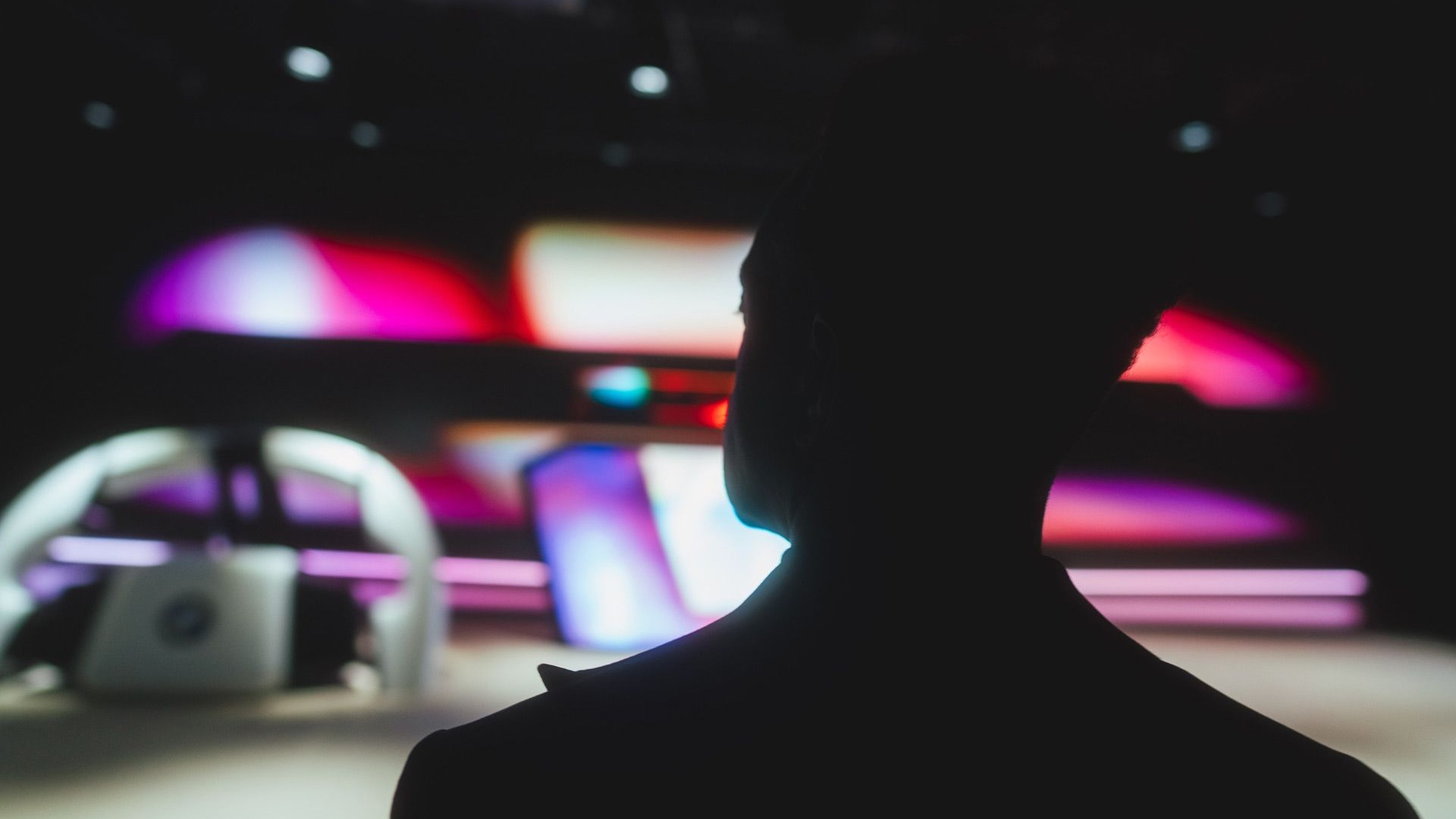 Teaser for BMW Panoramic iDrive user interface debuting at 2025 CES