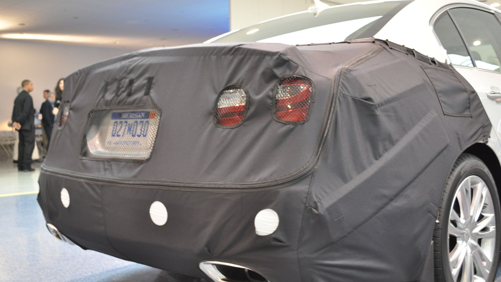 2012 Hyundai Genesis Sedan spy shots from inside Hyundai's Technical Center