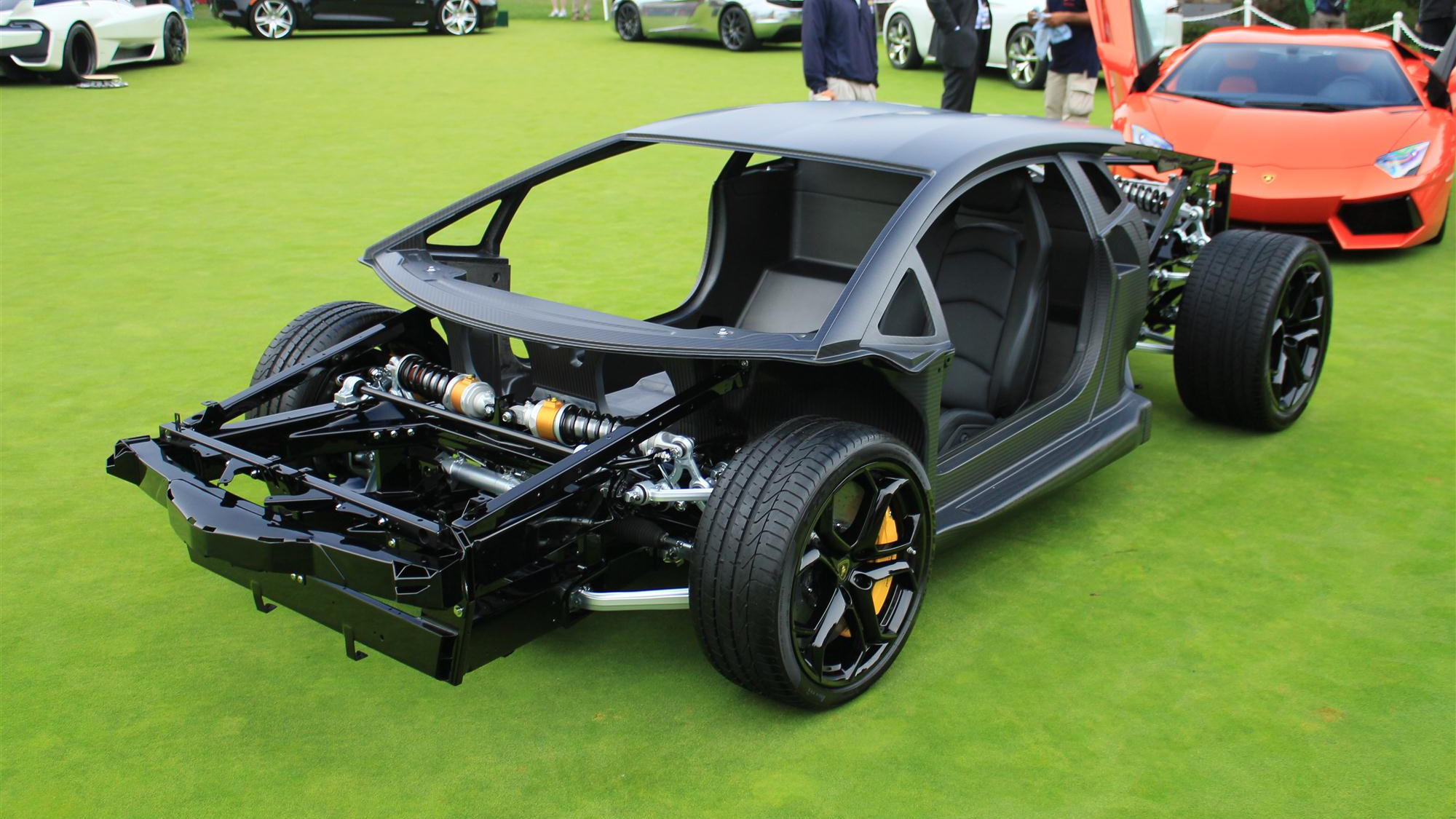 Lamborghini Aventador rolling chassis