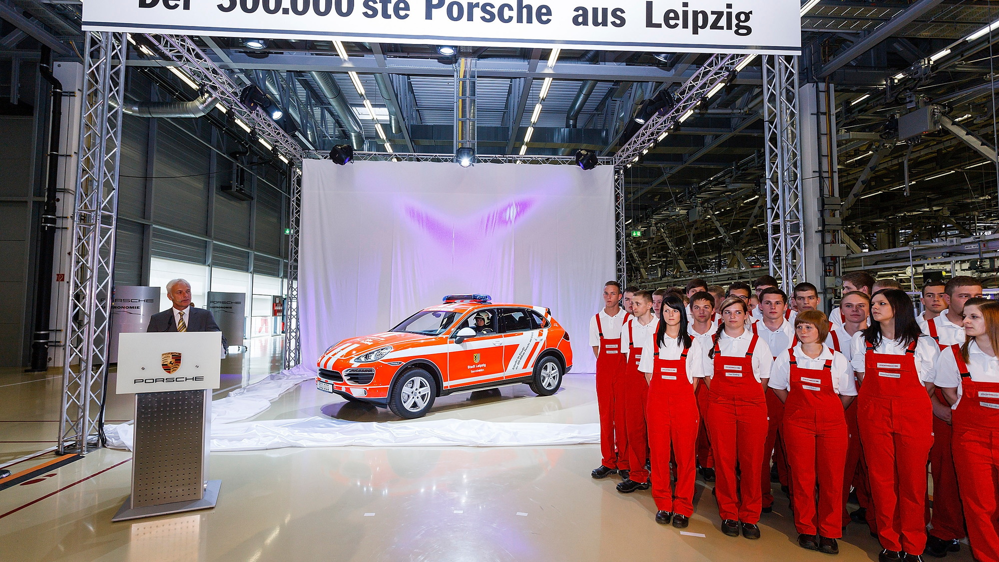 Porsche Cayenne is 500,000th vehicle built at Leipzig facility