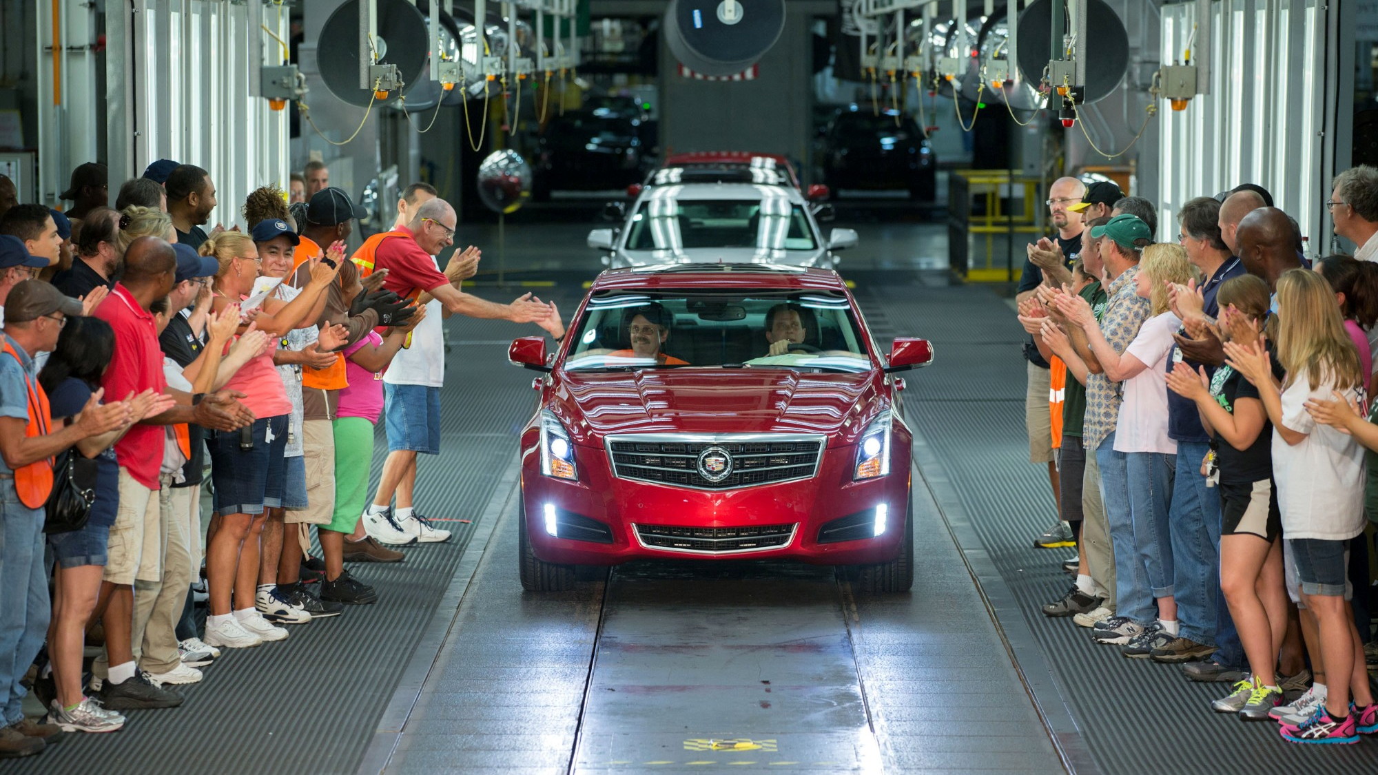 2013 Cadillac ATS sedan begins production at the Lansing Grand River assembly plant