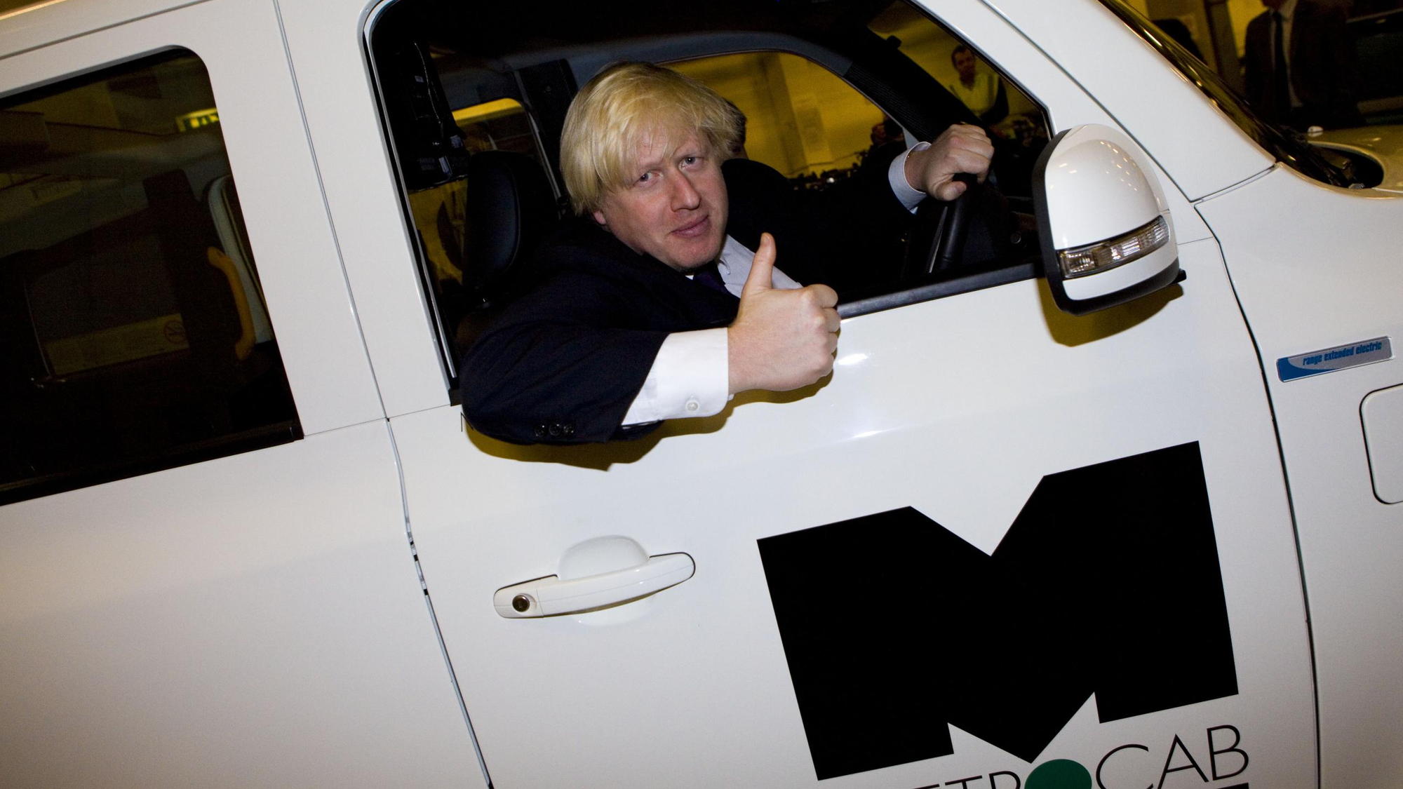 Metrocab range-extended London taxi unveiled by Boris Johnson