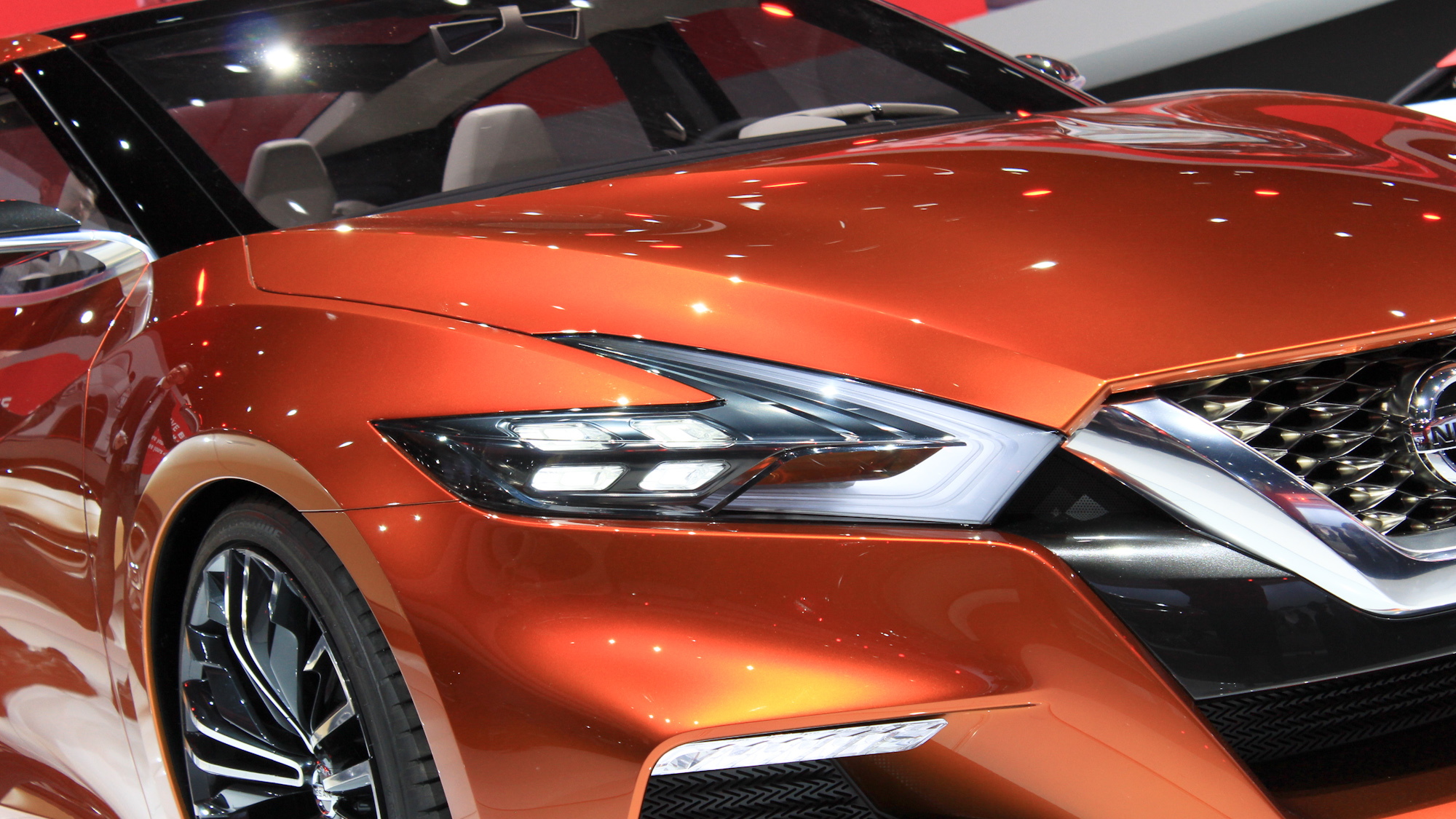 Nissan Sport Sedan Concept live photos, 2014 Detroit Auto Show