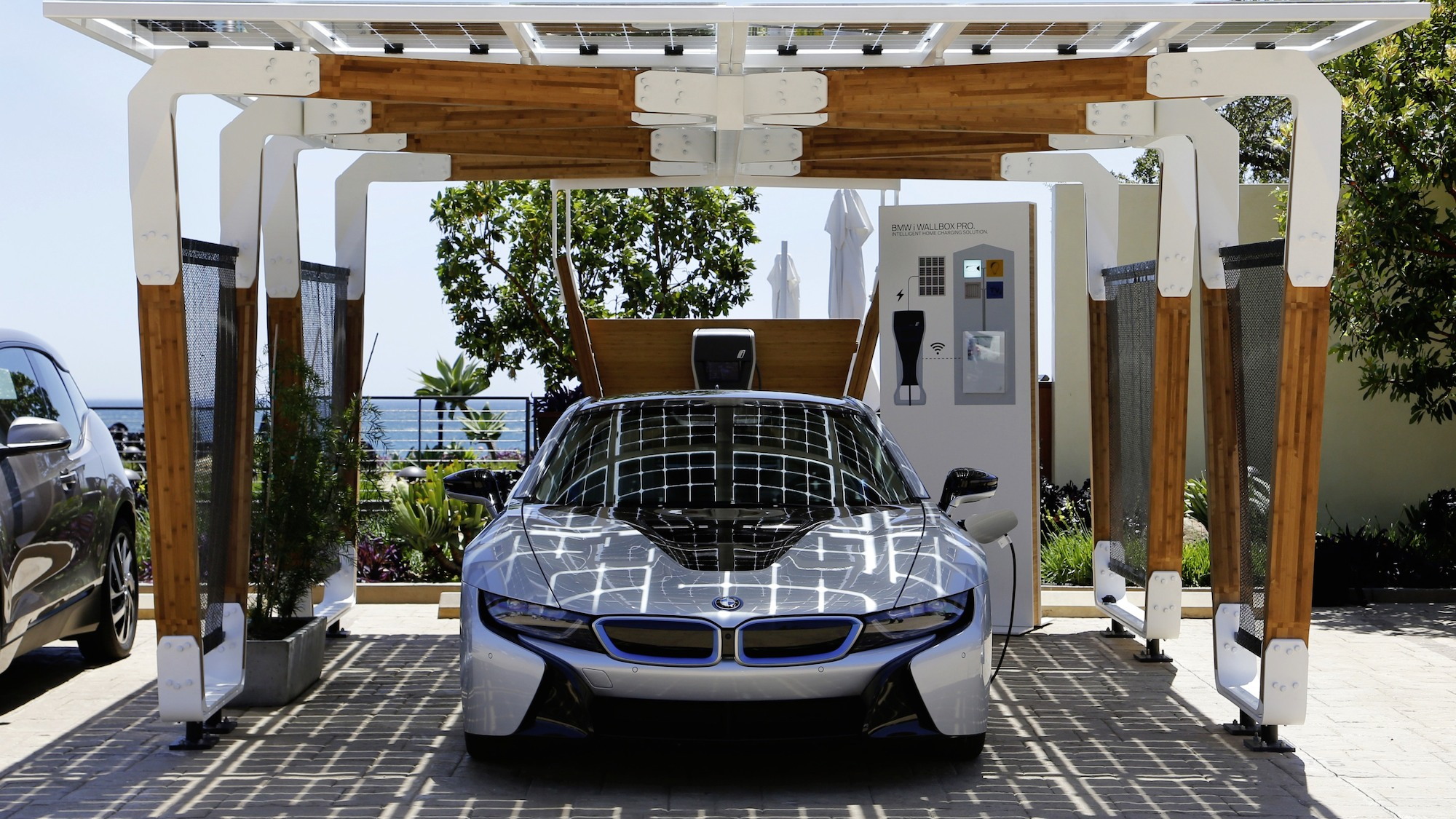BMW DesignworksUSA solar carport concept