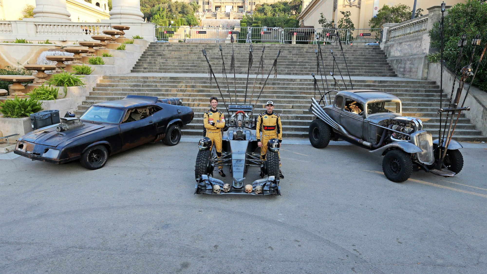 Lotus F1 Mad Max: Fury Road-themed Formula 1 car