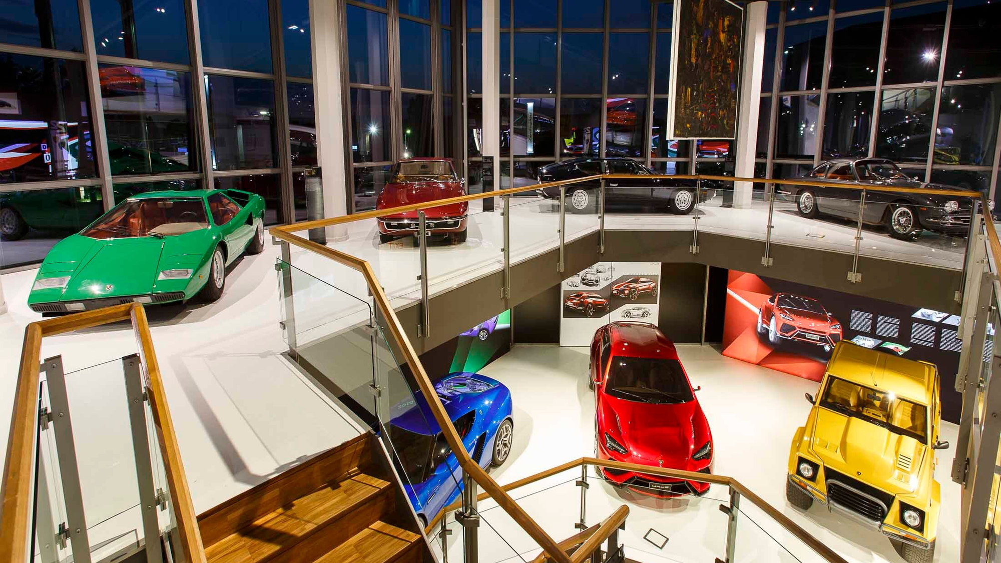 Lamborghini museum in Sant'Agata Bolognese, Italy
