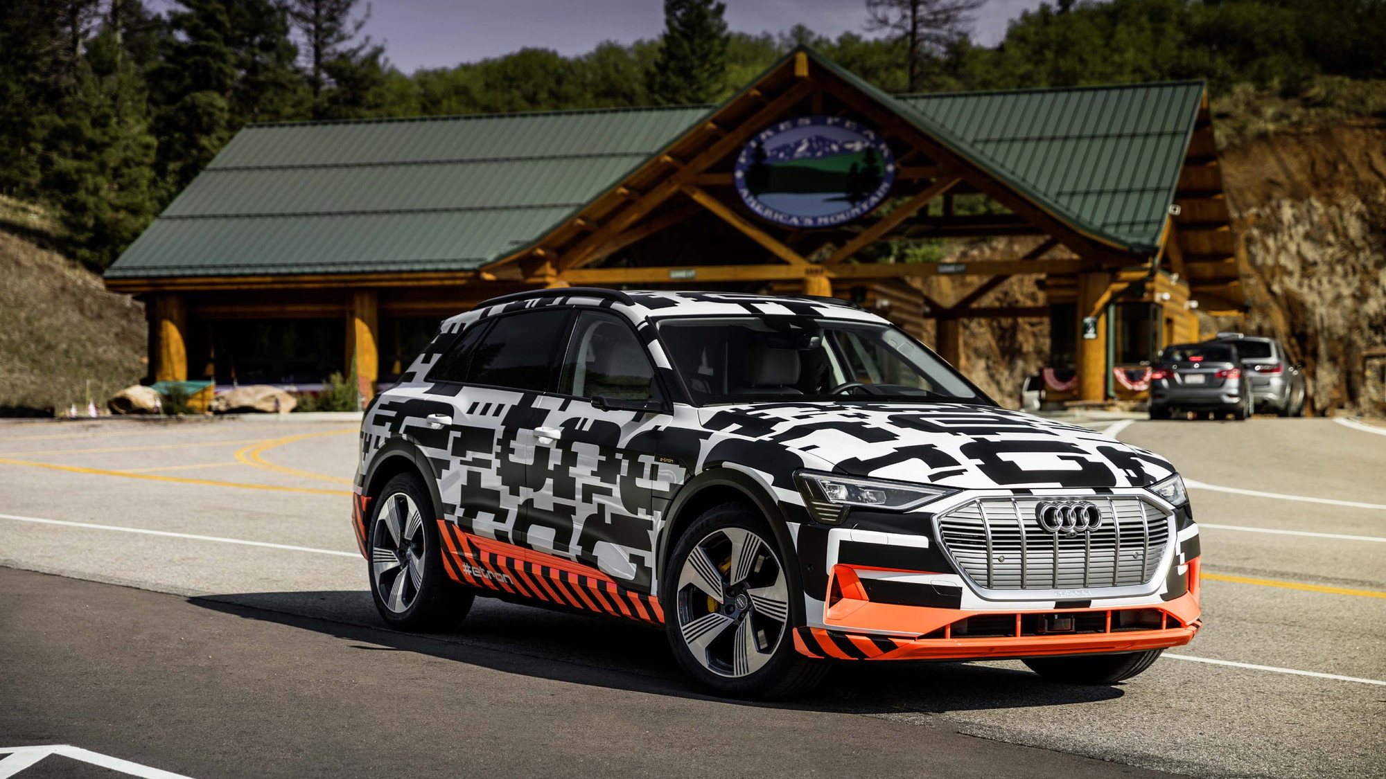 2019 Audi e-tron prototype drive, Pikes Peak