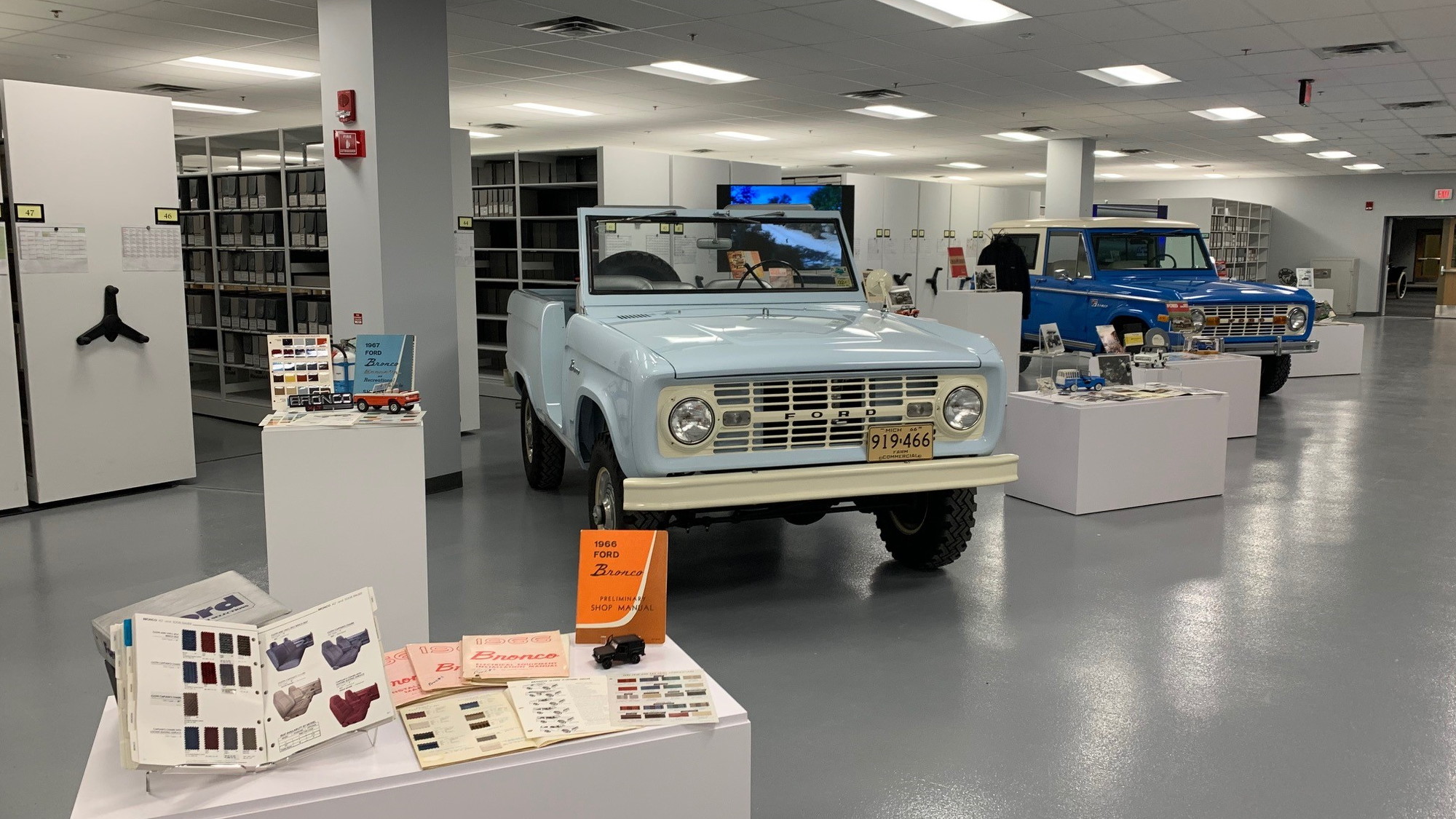 Ford Archives 2020 Bronco exhibit, Ford Heritage Vault