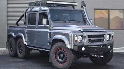 This 2018 Land Rover Defender 6x6 can be yours for $350,000