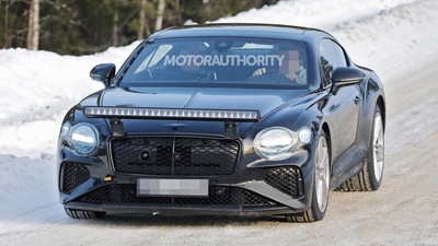 2025 Bentley Continental GT spy shots and video