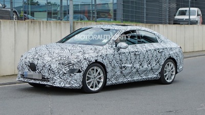  2026 Mercedes-Benz CLA-Class EV caught on video Illustration 