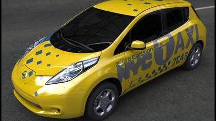 Prototype of 2012 Nissan Leaf as New York City taxi cab