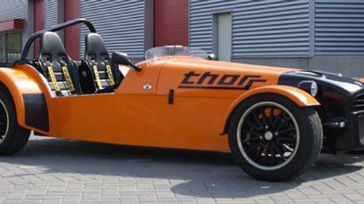Electric-powered superlight sports car from the Netherlands