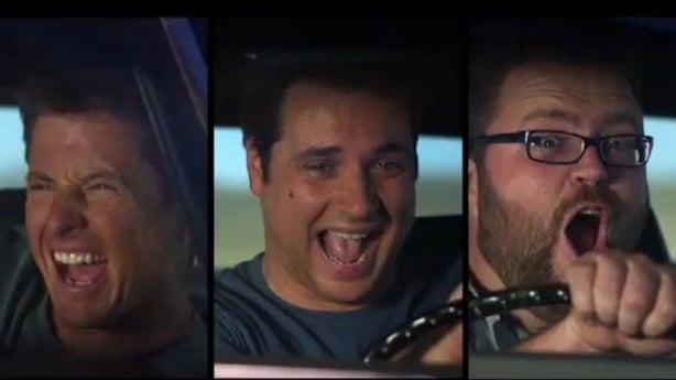 Top Gear USA hosts mug during "Donut" trailer