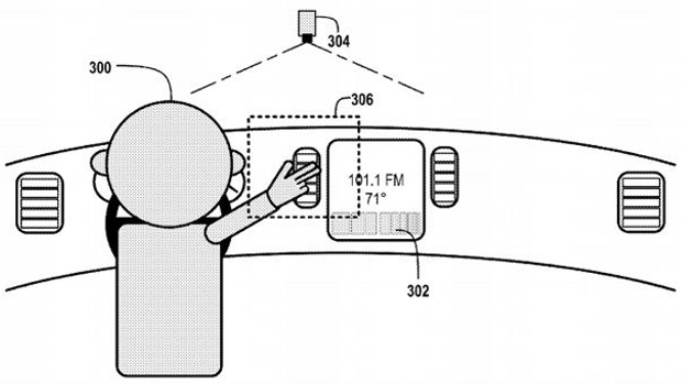 Gesture-based in-car controls from Google