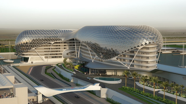 Yas Marina Circuit, home of the Formula 1 Abu Dhabi Grand Prix