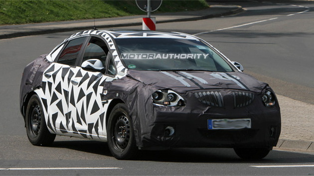2011 Chevrolet Cruze-based Buick sedan spy shots