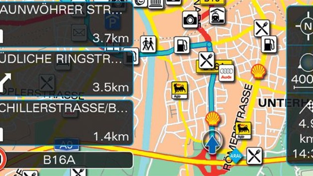 Audi Navigation System Plus Media Selection