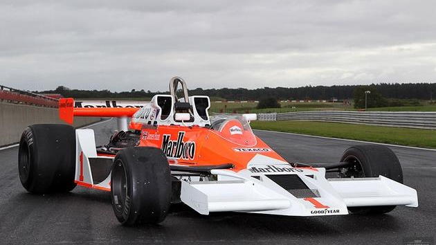 James Hunt's 1977 McLaren M26 F1 race car. Photos via RK Motors.