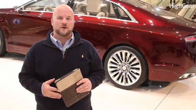 Screencap from Lincoln MKZ walkthrough video