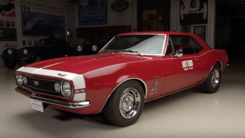 Jay Leno goes for a spin in Hot Rod's testbed Camaro