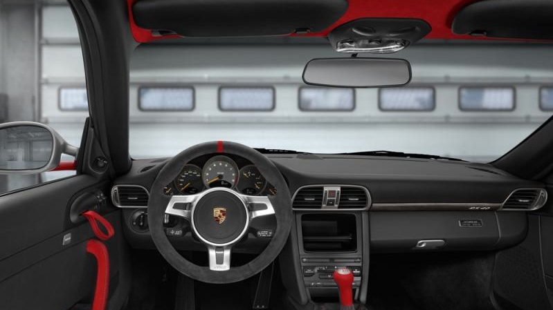 Leaked Porsche 911 GT3 RS 4.0 interior image. Image via Teamspeed.com.