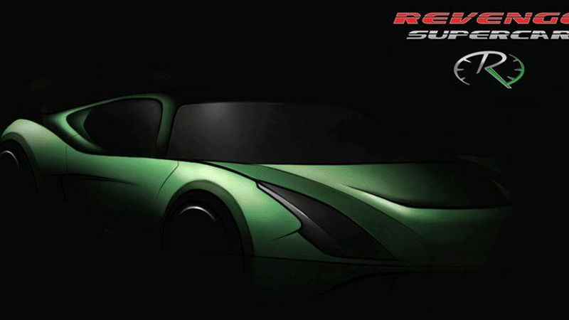 Revenge Verde supercar teaser