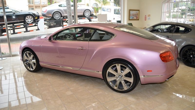 Passion Pink Bentley Gt On Sale For Susan G Komen Benefit