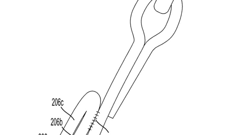 Toyota retractable tow rope patent image