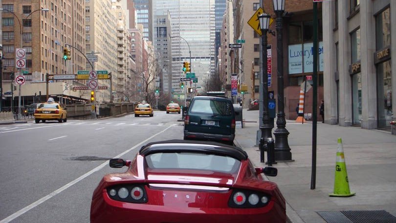 Tesla Roadster NYC